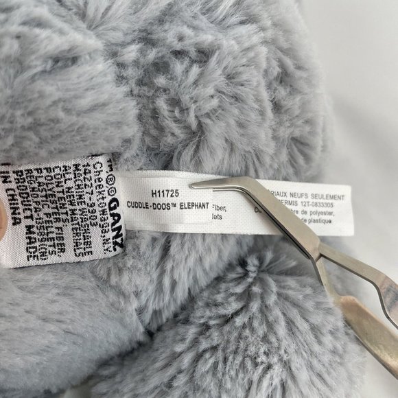 Rare Ganz Cuddle Doos Elephant Gray 16” Plush Stuffed Animal Toy - Picture 7 of 8